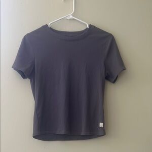 Vuori Purple/Gray Fitted Short Sleeve Tee